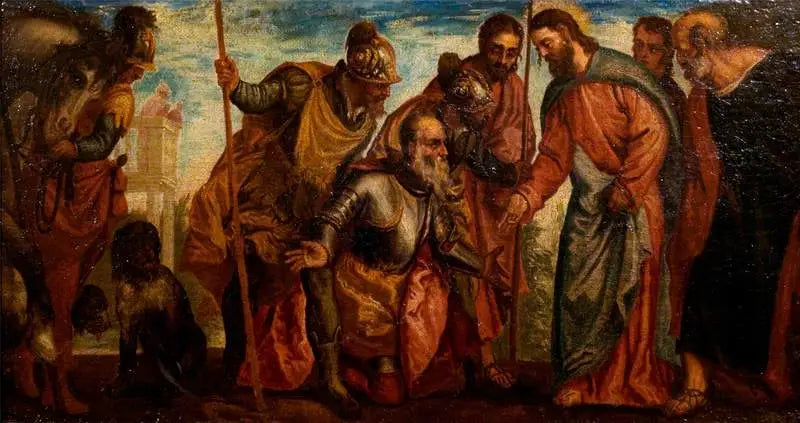 Kristus och centurionen (Matteus 8:5) - Paul Véronèse