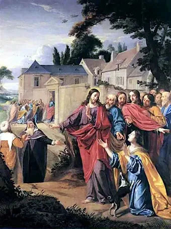 Kristus och kanaaneiskan - Philippe de Champaigne