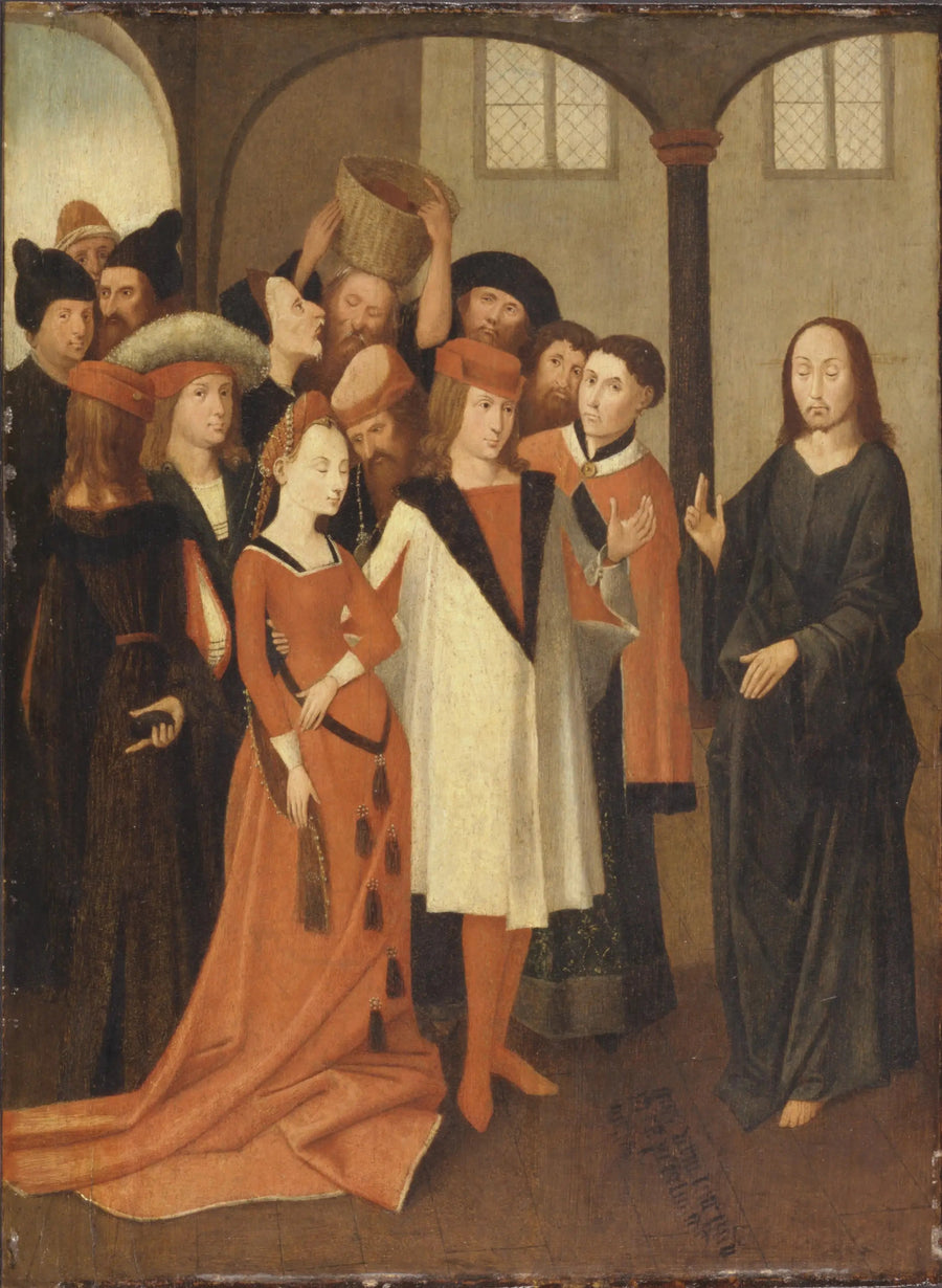 Kristus och den adulterouska kvinnan - Hieronymus Bosch