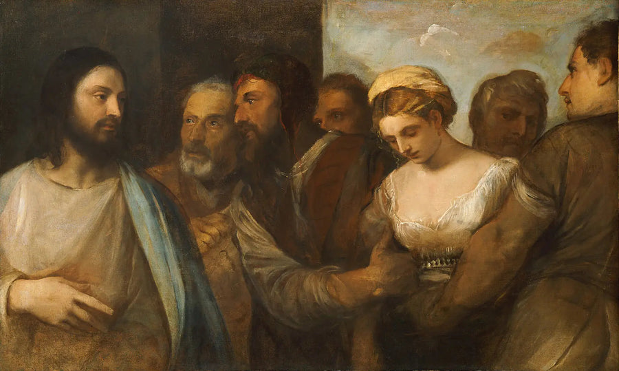 Kristus och den adulterouska kvinnan - Titian