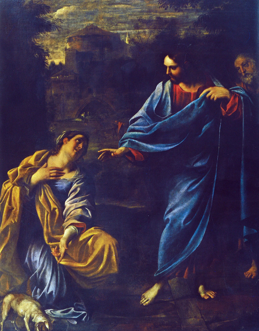 Kristus och den kanaaneiska kvinnan - Annibale Carracci