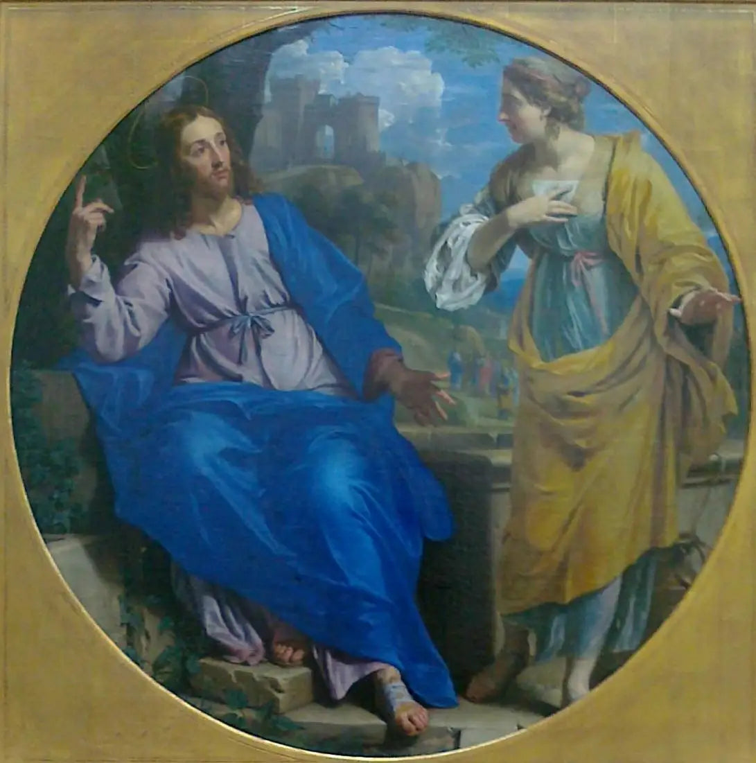 Le Christ et la Samaritaine - Philippe de Champaigne - Alpha Reproduction