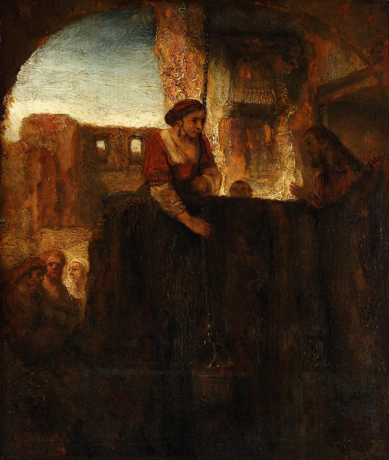 Kristus och samariten - Rembrandt