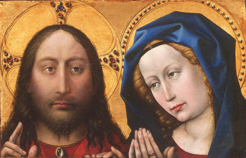 Kristus och Jungfrun i bön - Robert Campin