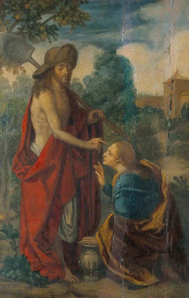 Kristus och Maria Magdalena (Noli me Tangere) - Albrecht Dürer