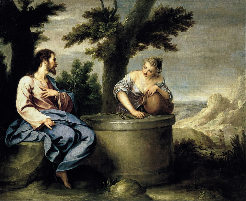 Kristus och Samariten - Alonso Cano