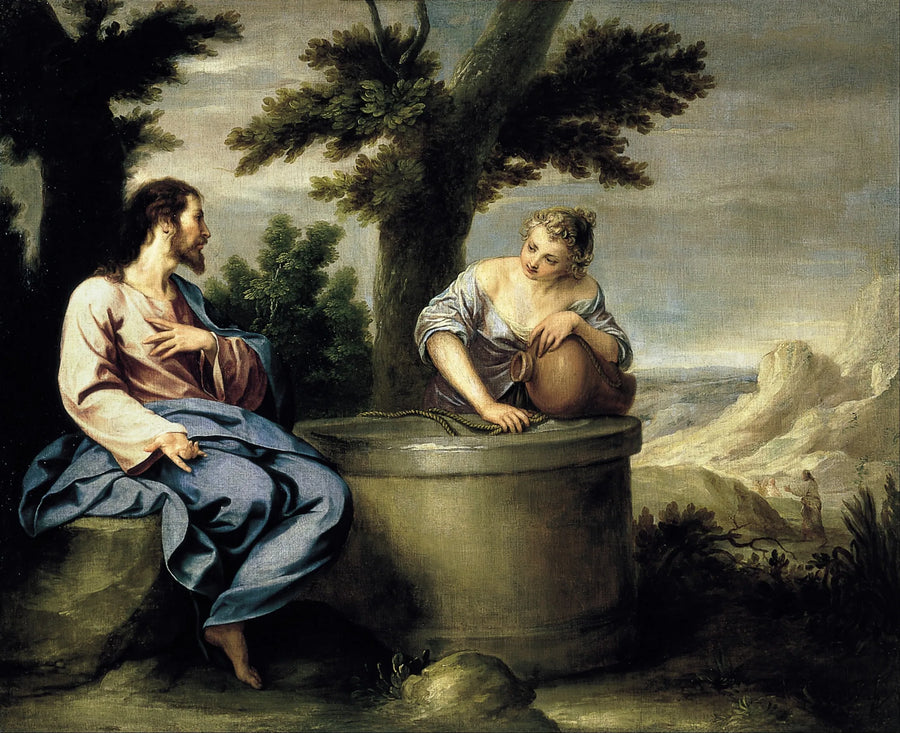 Kristus och Samariten - Alonso Cano