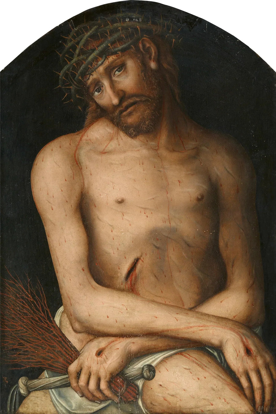 Kristus, smärtans man - Lucas Cranach den äldre