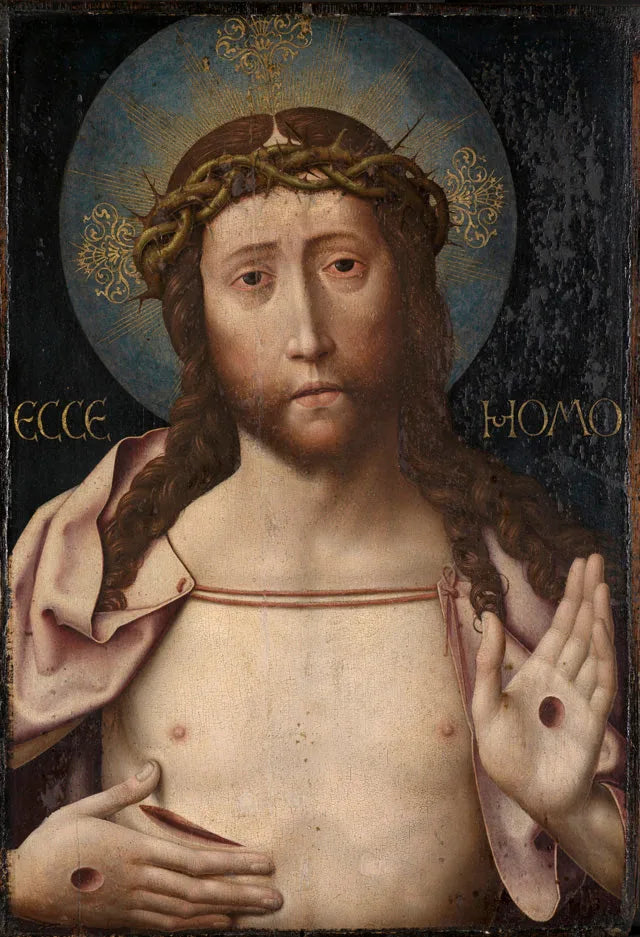 Kristus som visar sina sår (Johannes 20: 25-26) - Dirk Bouts