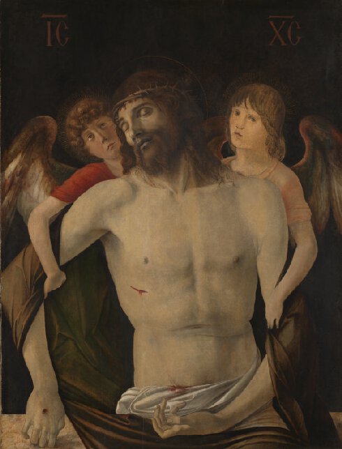 Le Christ mort soutenu par les anges - Giovanni Bellini - Alpha Reproduction