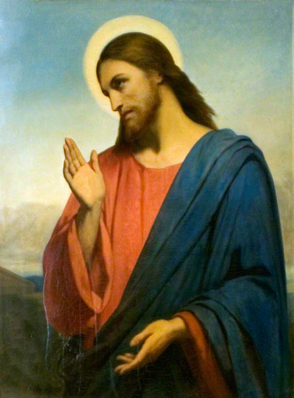 Kristus som gråter över Jerusalem - Ary Scheffer