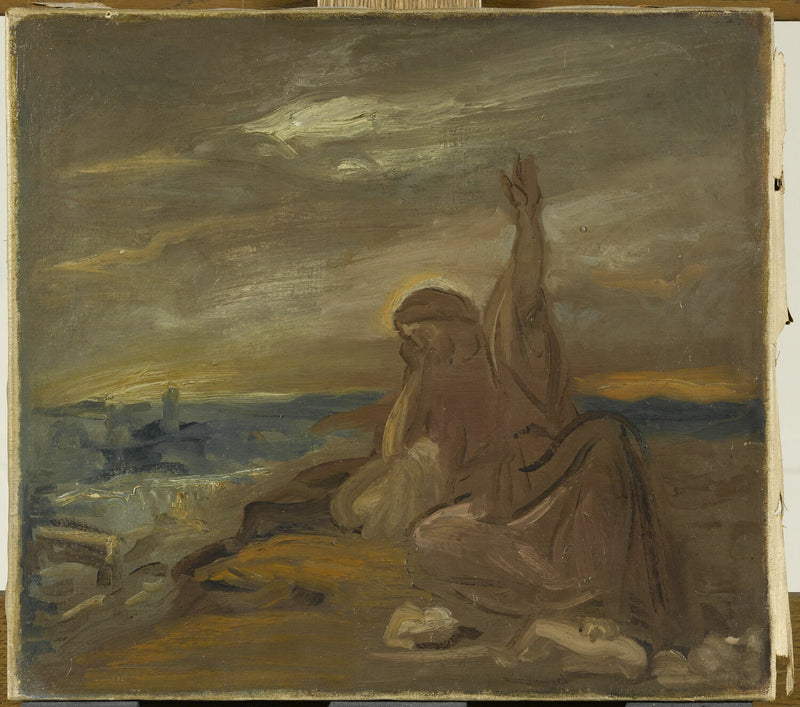 Kristus som gråter över Jerusalem - Théodore Chassériau