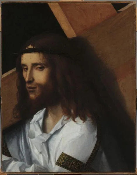 Kristus med korset - Giovanni Bellini