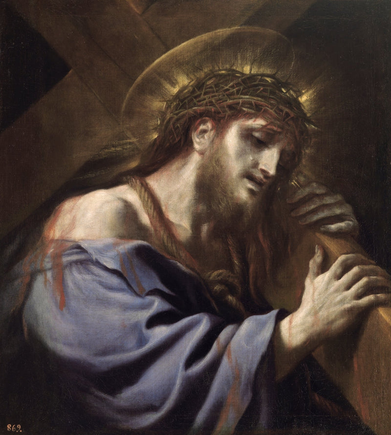 Kristus som bär korset - Luca Giordano