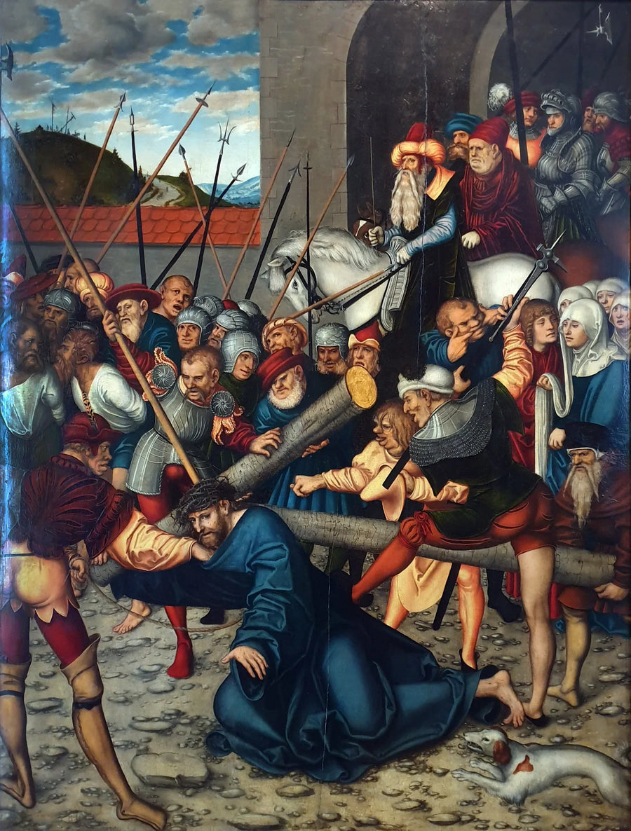 Kristus med korset - Lucas Cranach den äldre