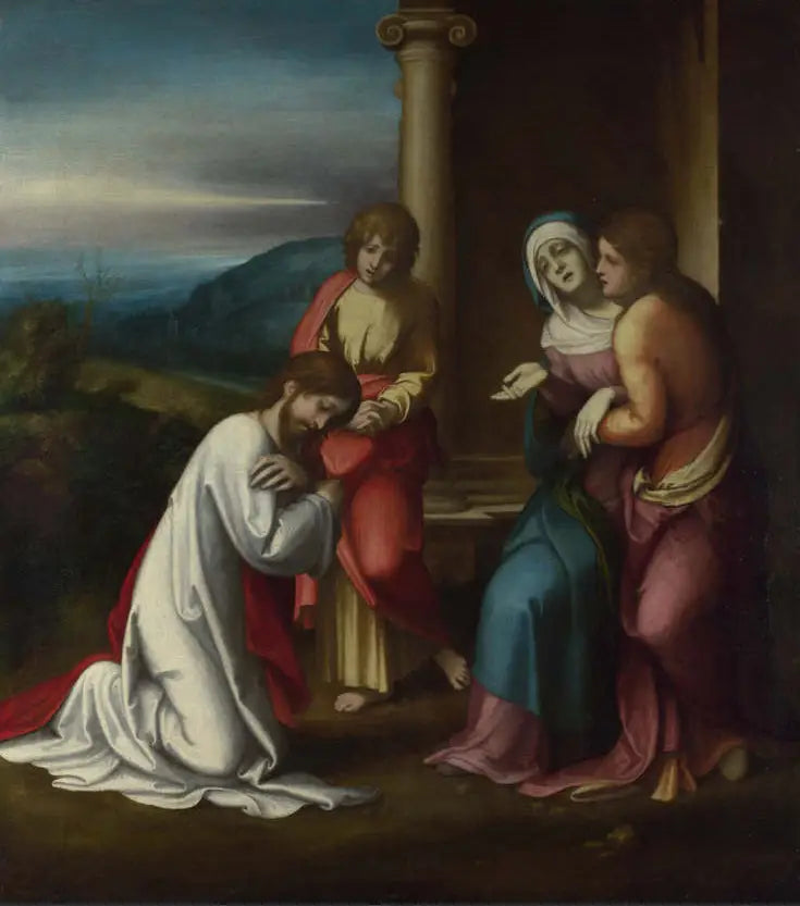 Kristus som tar avsked av sin mor - Antonio da Correggio