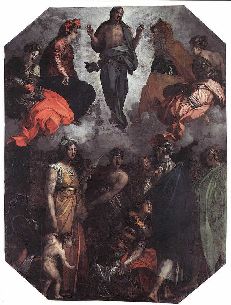 Den uppståndne Kristus i härlighet - Rosso Fiorentino