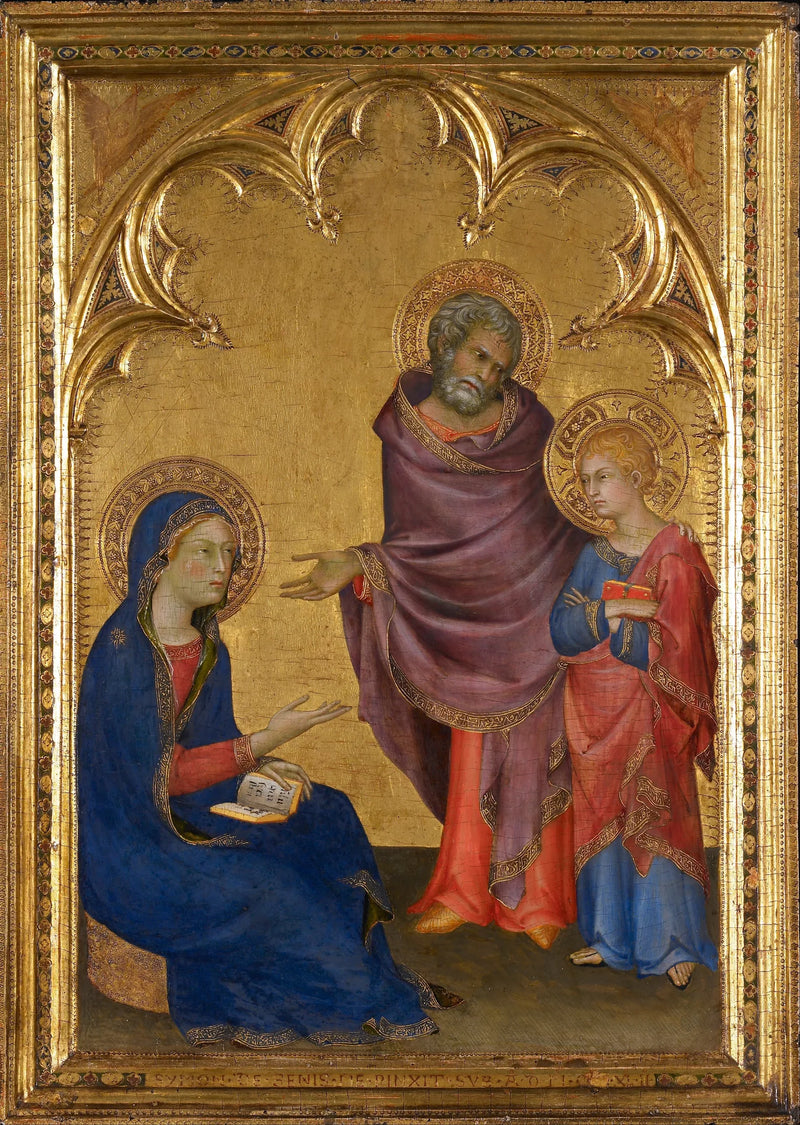 Kristus återfunnen i templet - Simone Martini