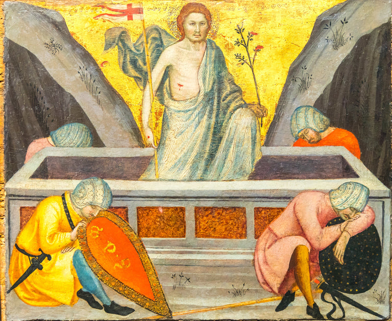 Kristus som kommer ut ur graven - Taddeo di Bartolo