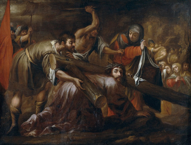 Kristus på vägen till Golgata och Heliga Veronika - Juan de Valdés Leal