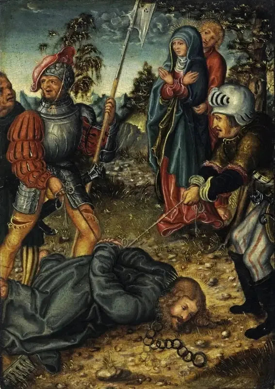 Kristus på Golgata-vägen - Lucas Cranach den äldre