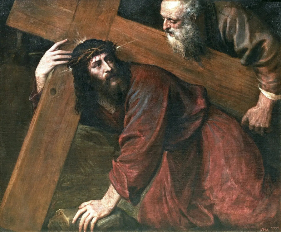 Kristus på vägen till Golgata - Titian