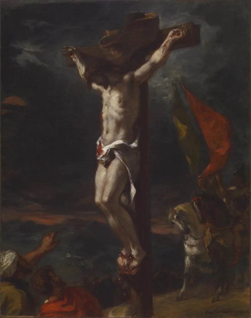 Kristus på korset - Eugène Delacroix