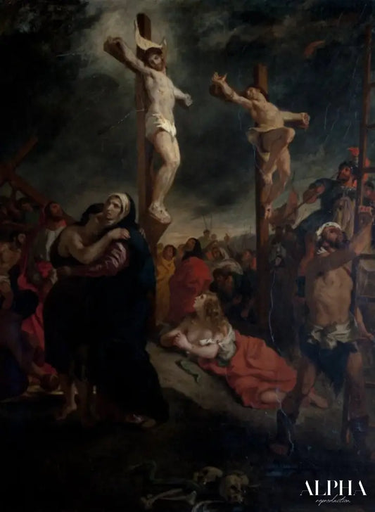 Le Christ sur la croix - Eugène Delacroix - Reproductions de tableaux et peintures haut de gamme