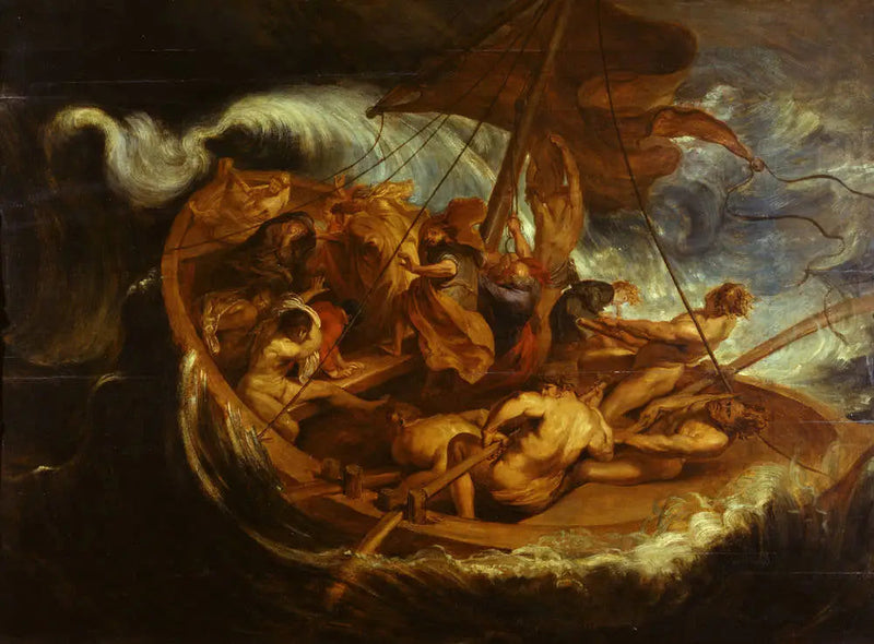 Kristus på Galileiska sjön - Peter Paul Rubens