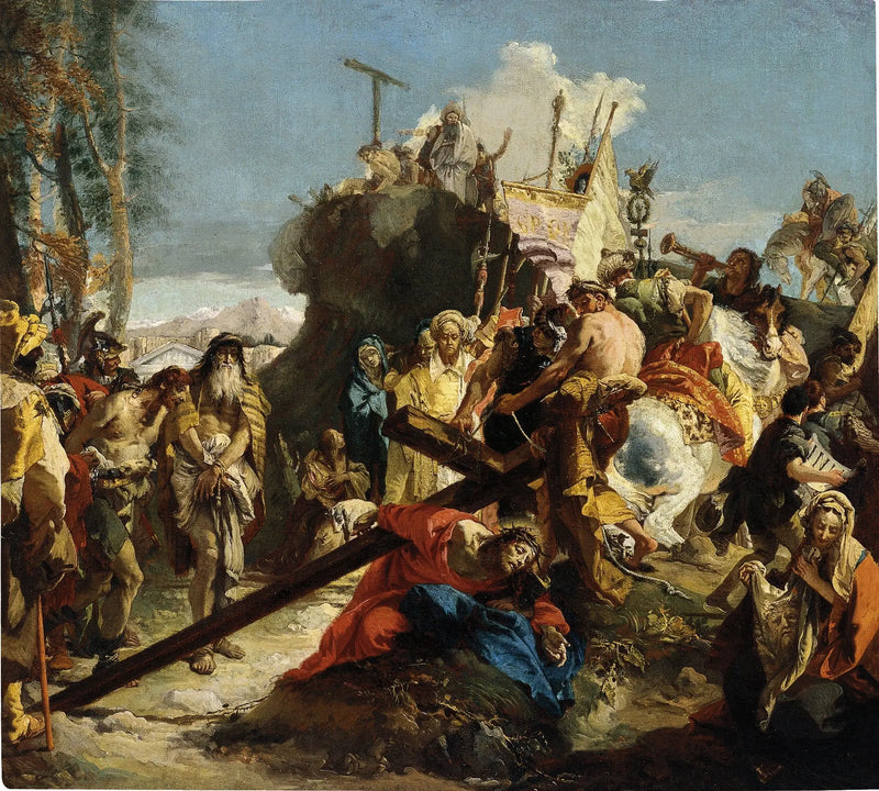 Kristus på Golgata-vägen - Giovanni Battista Tiepolo