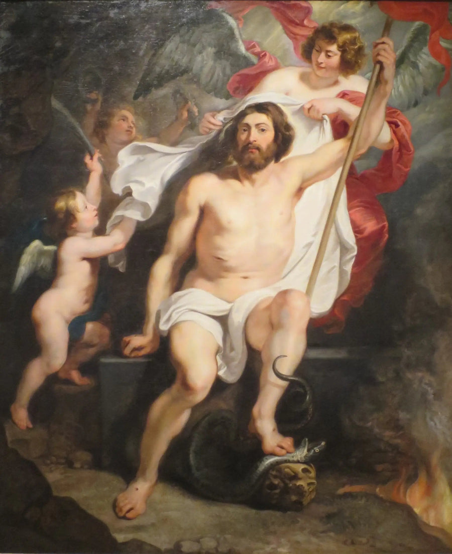 Kristus triumferande över synden och döden - Peter Paul Rubens