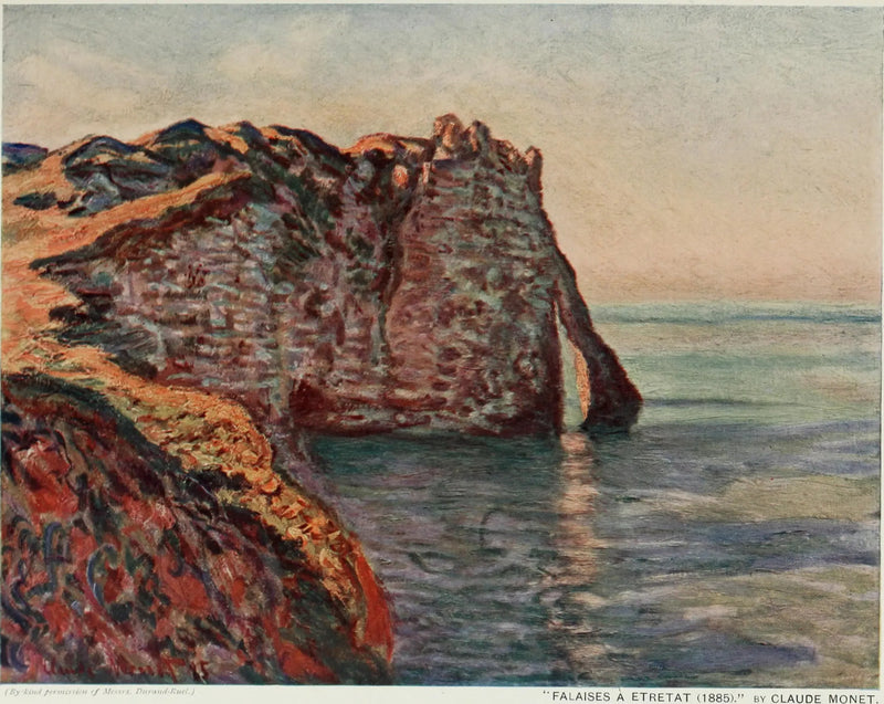 Klippan och Avalporten - Claude Monet