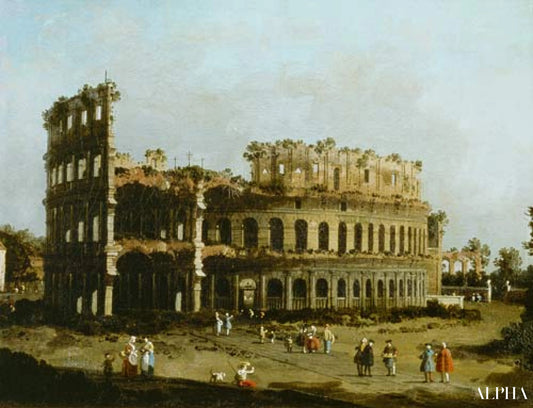 Le Colisée - Giovanni Antonio Canal - Reproductions de tableaux et peintures haut de gamme