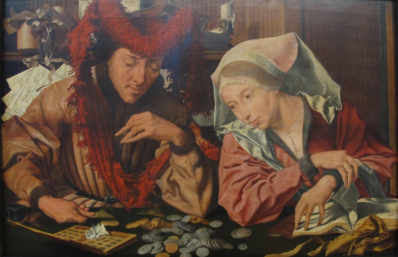 Skatteuppbördsmannen och hans fru - Marinus van Reymerswale
