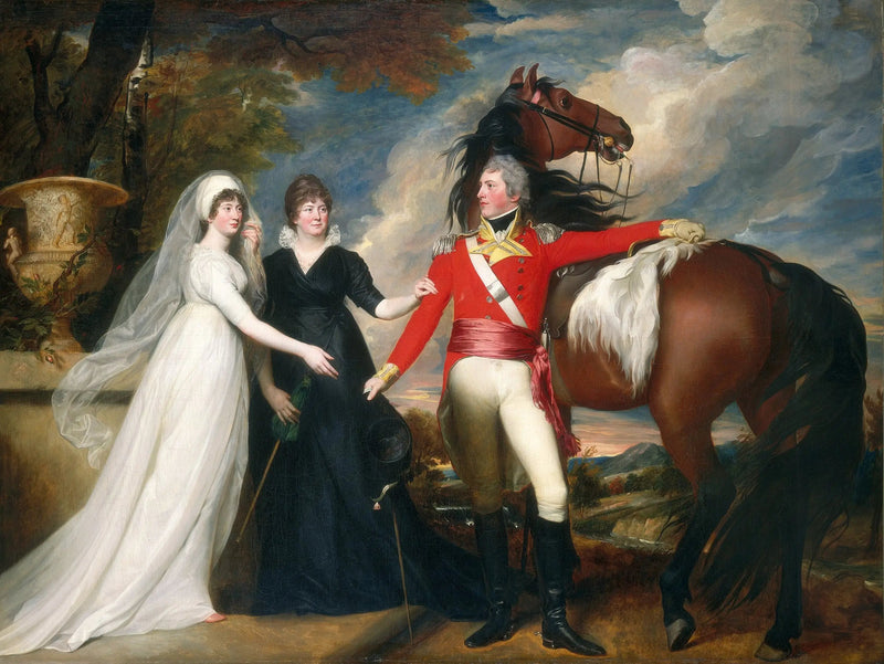 Colonel William Fitch och hans systrar Sarah och Ann Fitch - John Singleton Copley