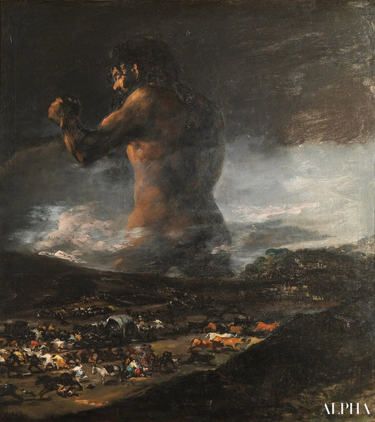 Le Colosse - Francisco de Goya - Reproductions de tableaux et peintures haut de gamme