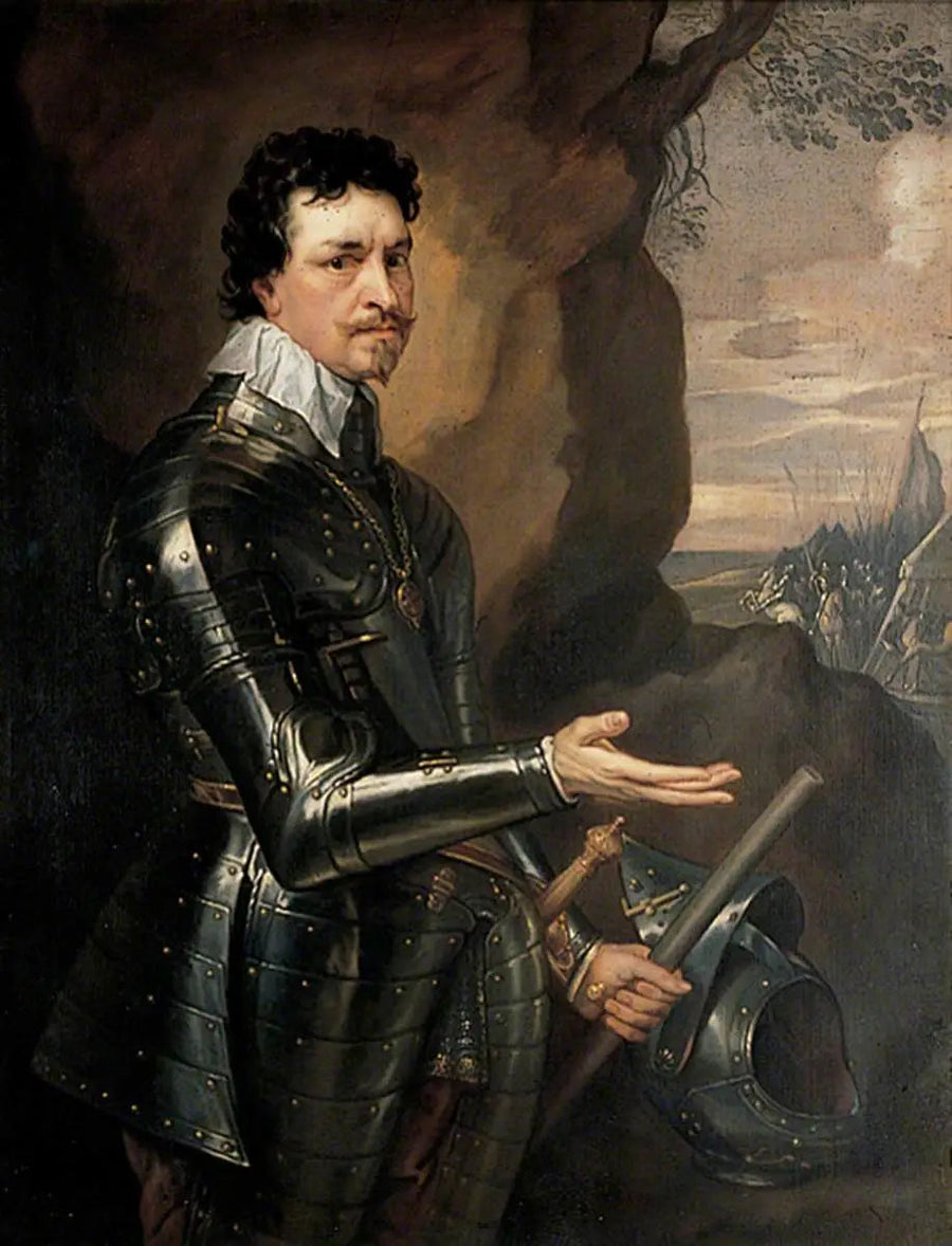 Strafford Greve i rustning - Antoine van Dyck