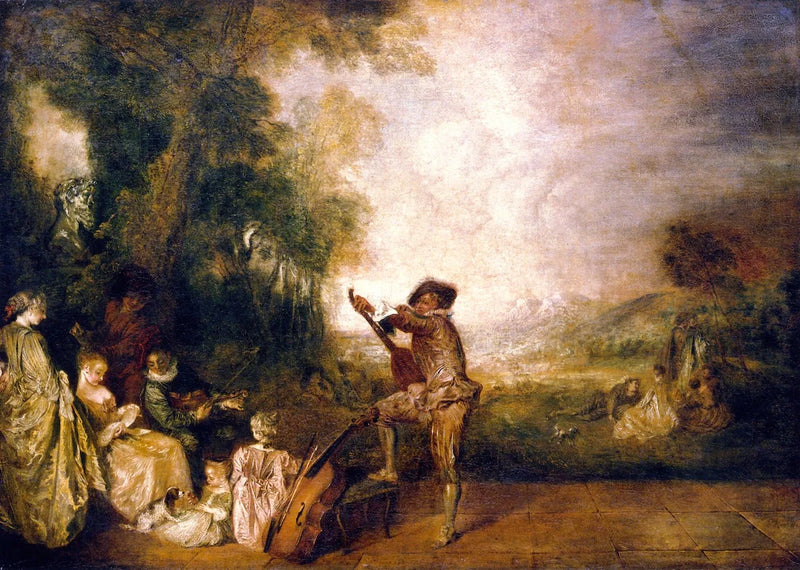 Konserten - Antoine Watteau