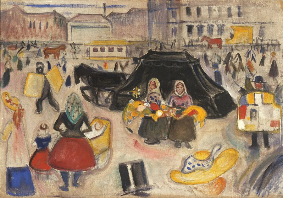 Le Kista på Potsdamer Platz - Edvard Munch