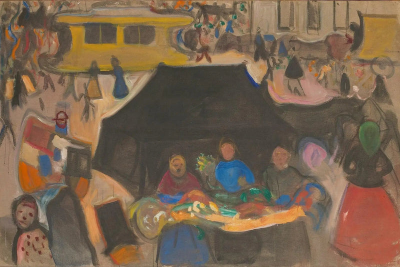 Le Kista på Potsdamer Platz - Edvard Munch