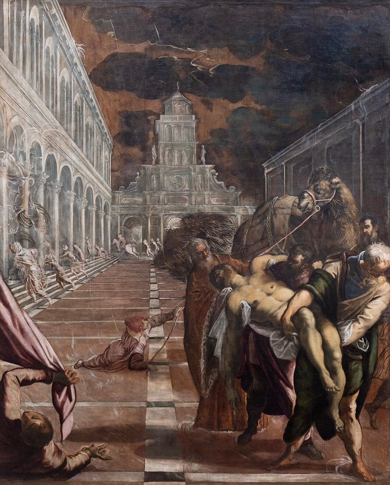 Sankt Markus kropp återförd till Venedig - Jacopo Tintoretto