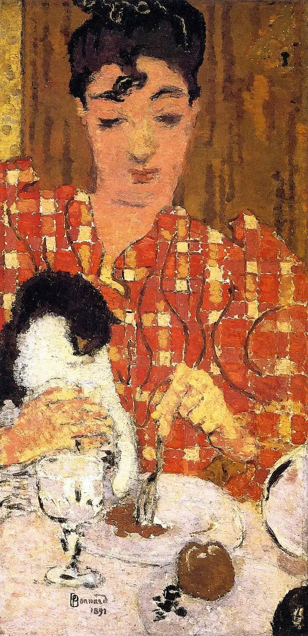 Rutig blus - Pierre Bonnard