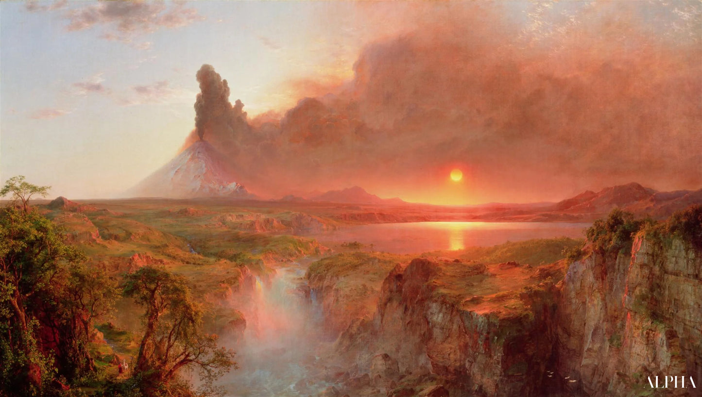 The Cotopaxi - Frederic Edwin Church - High-end reproductions of paintings and artworks