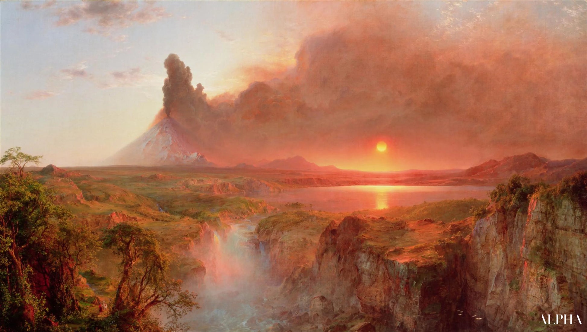 The Cotopaxi - Frederic Edwin Church - High-end reproductions of paintings and artworks