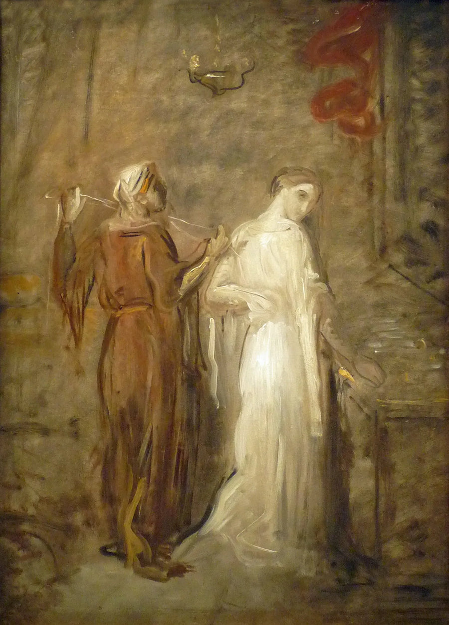 Desdémones sänggåendet - Théodore Chassériau