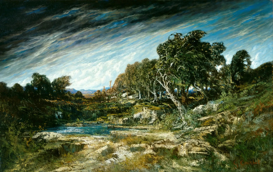 Vindstöt - Gustave Courbet