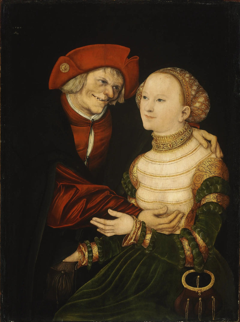 Det olämpliga paret II - Lucas Cranach den äldre