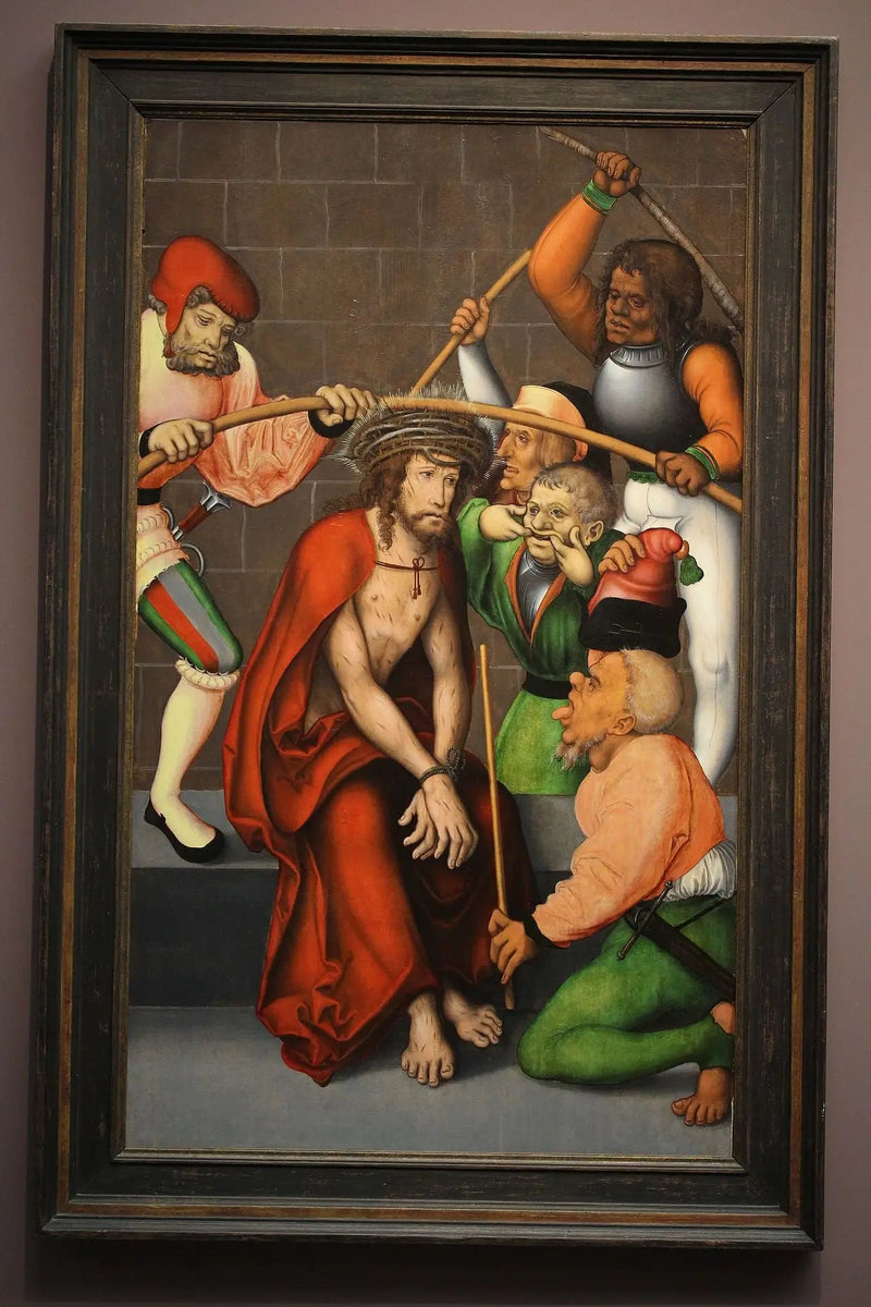 Kristi Kröning av törnen - Lucas Cranach den äldre