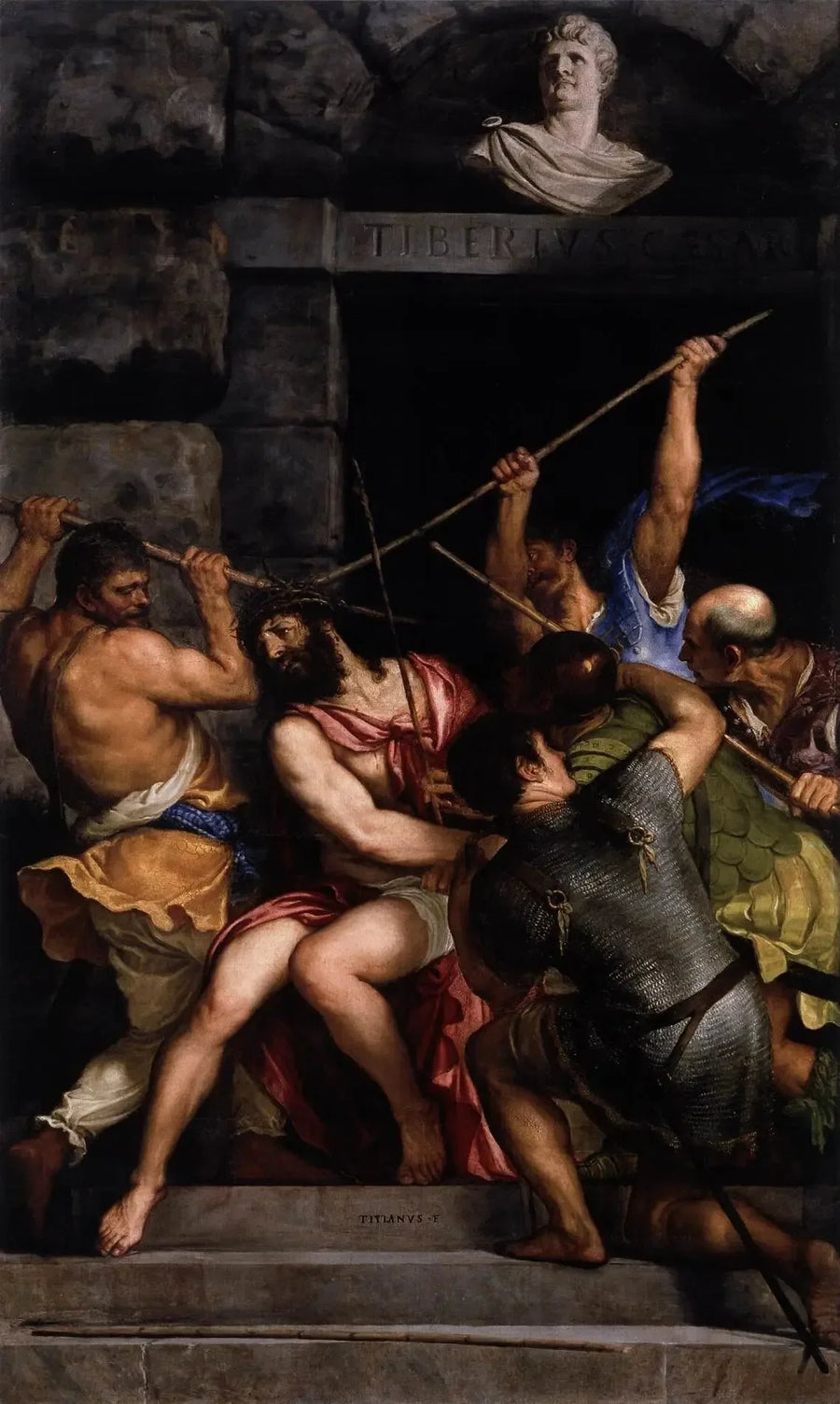 Kristi kröning av törnen - Titian
