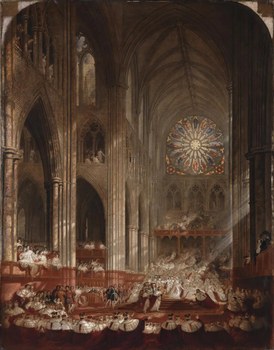 Drottning Victorias kröning - John Martin